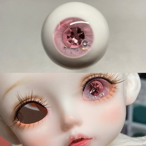 Glass Eyes, Pink Eyes, Doll Eyes, Plushie Eyes, Pink Doll Eyes, Craft Eyes, Stuffed  Animal Eyes. One Pair Choose Size From Drop-down Menu. -  Sweden
