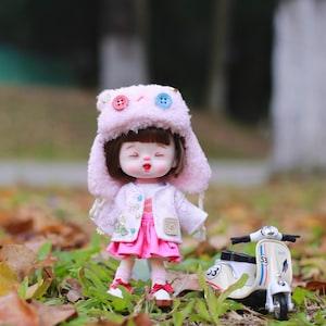 OB11 Doll Clothes: 6-Piece Chick Set for YMY/GSC 1/12 BJD