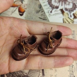 Ręcznie robione skórzane buciki dla lalek: Vintage Blythe, Neo Blythe, Azone, OB22/OB24