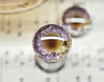 Crystal Blythe Eye Chips with Swarovski Crystal/Handmade Blythe EyeChips/Realistic Blythe Eyes/Blythe Doll Custom/Blythe Eyes