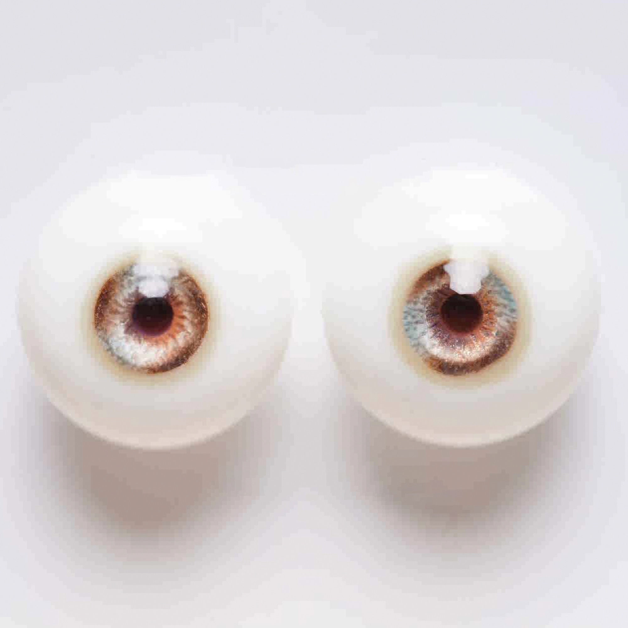 GRAY OVAL shape form pair doll eyes for bjd, FID 6-16mm – dollines