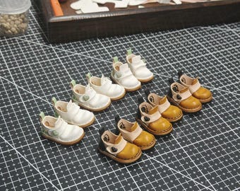 Handmade Leather Doll Shoes: Blythe, Azone S, OB22/OB24