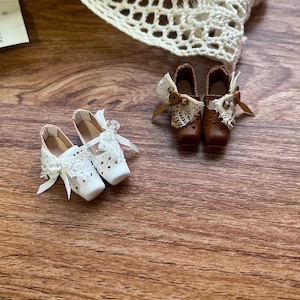 Zapatos de cuero hechos a mano para muñecas Blythe, Azone, OB22/OB24