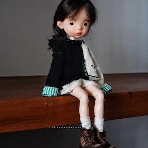 Blythe Doll Clothes: Top and Pants Set for Azone OB24/OB22
