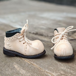 Handmade Leather Doll Boots: Vintage Blythe, Azone S, OB22/OB24
