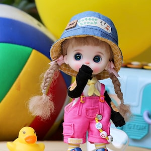 OB11 Doll Clothes: 5-Piece Chick Set for YMY/GSC Dolls