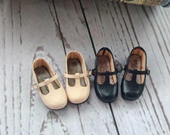 Blythe Lederpuppe Schuhe, Miniature Mary Janes, OB22 OB24 Azone