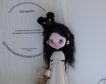 Vintage Blythe Doll Dress & Headdress: OB24/OB22 Doll Clothes