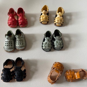 Zapatos de cuero hechos a mano para muñecas Blythe, Azone, OB22/OB24