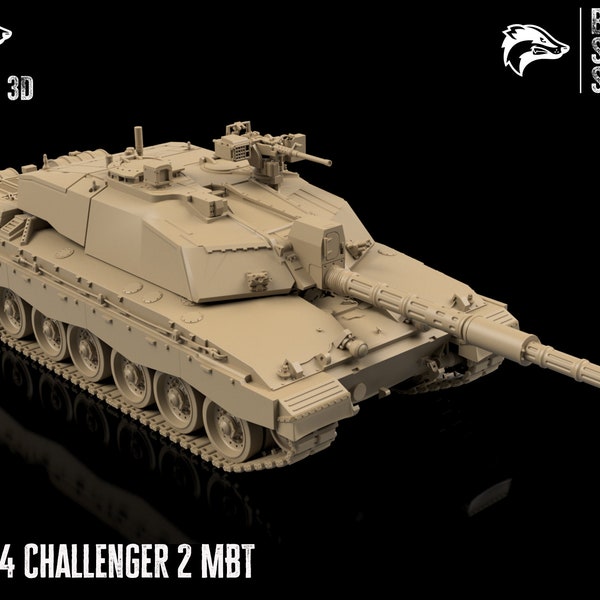 FV4034 Challenger 2 MBT - Modern Warfare/Wargames - Badger Sett Studios