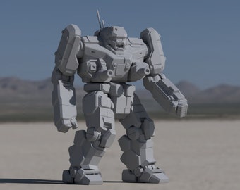 BNC-3M Banshee Mecha voor Battletech - met zeskantige basis