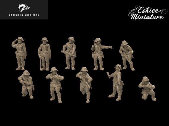 Bolt Action French Infantry Command Group