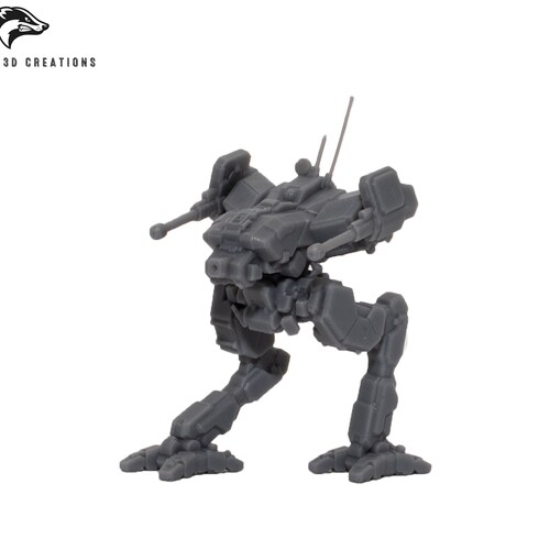 Hellspawn Mech for Battletech 6mm Scale With Hex Base 4-8k - Etsy