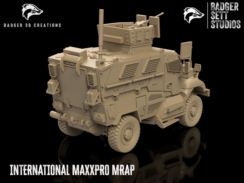 International MaxxPro MRAP Modern Warfare/Wargames Badger Sett Studios image 2