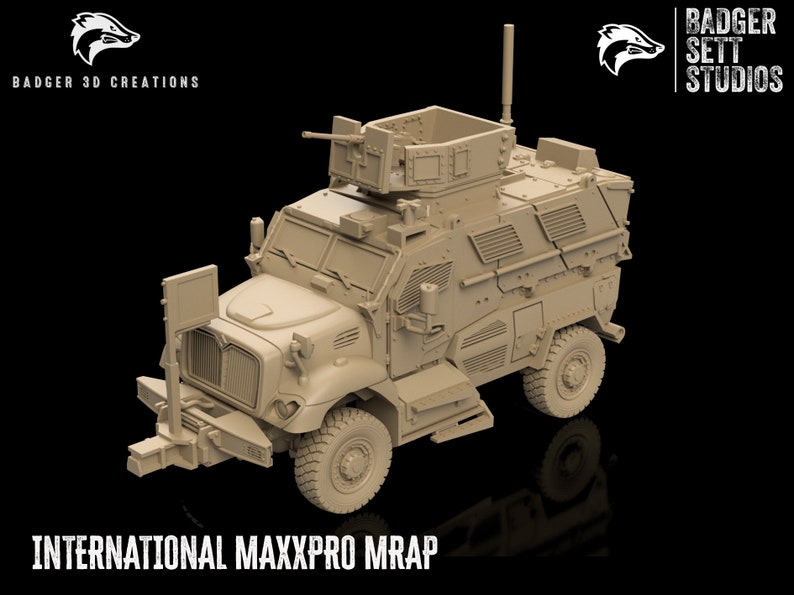 International MaxxPro MRAP Modern Warfare/Wargames Badger Sett Studios image 1