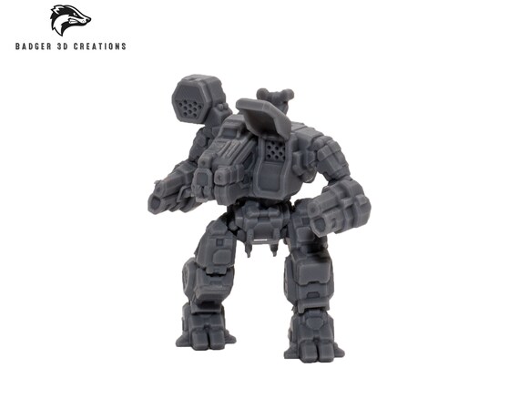 Hellspawn Mech for Battletech 6mm Scale With Hex Base 4-8k - Etsy