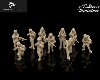 WWII Polish Infantry Team - Resin Bolt Action / Chain of Command