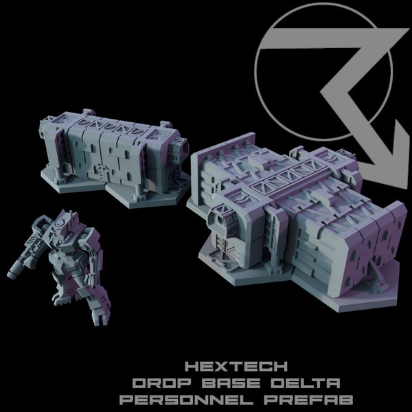 HEXTECH Personnel Prefabs for Battletech - Terrain - 6mm