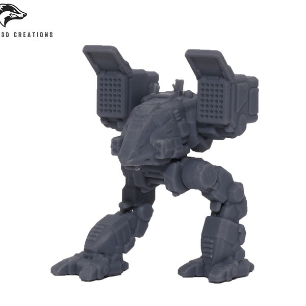 Catapult C1D Mech for Battletech- 6mm Scale With Hex Base