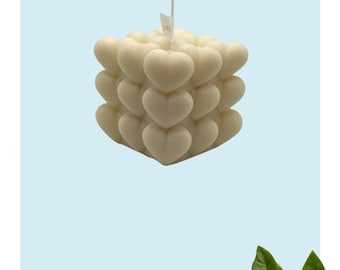 ハートバブルキャンドル