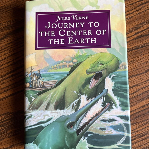 Journey to the Center of the Earth by Jules Verne - Vintage Hardback -Classic Gift Book