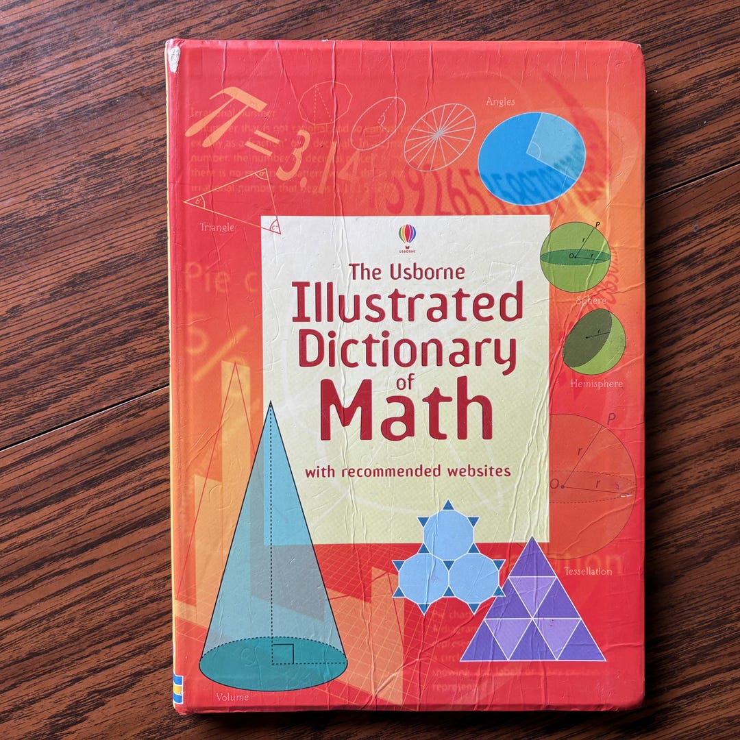 Illustrated Math The Usborne Illustrated Dictionary of Math - Etsy