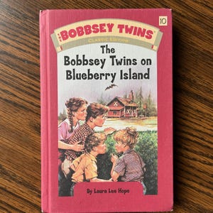 The Bobbsey Twins on Blueberry Island - Laura Lee Hope - Vintage Children&#39;s Chapter Book Hardback