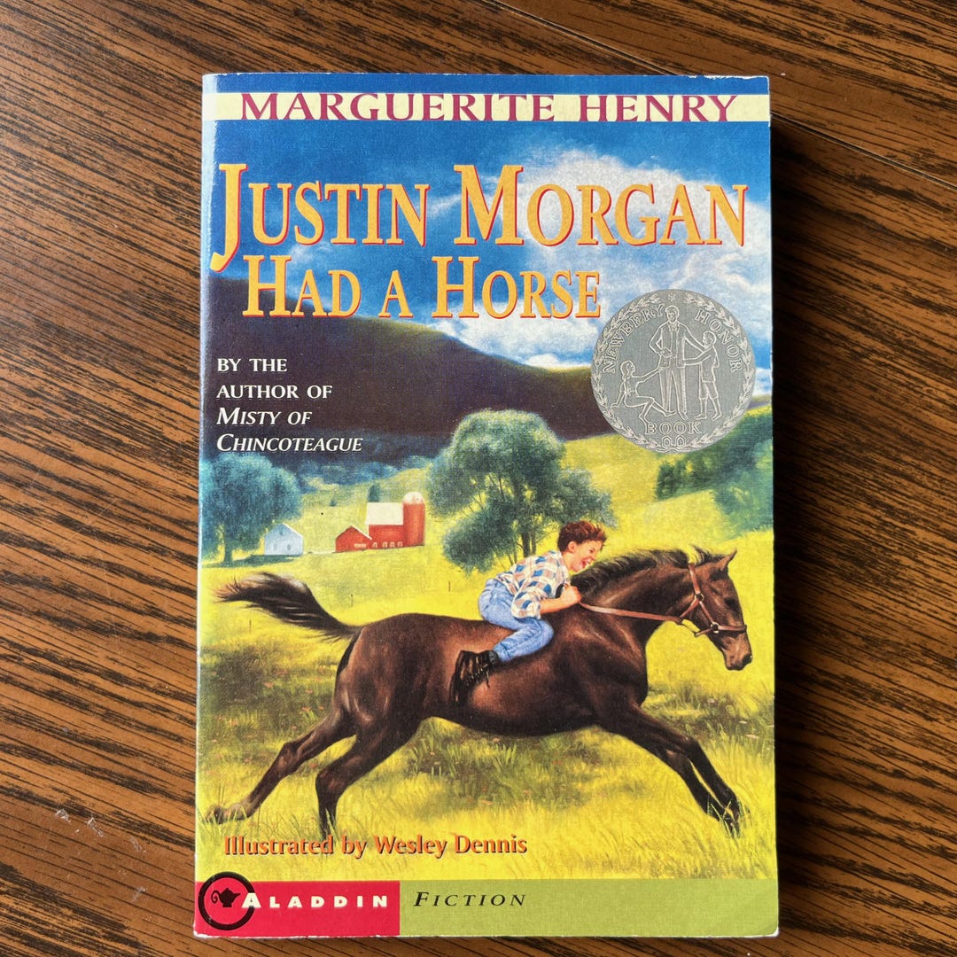 Justin Morgan Had a Horse - Vintage Marguerite Henry Book - Illustrator Wesley Dennis Chapter ...