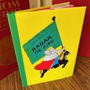 Babar the King - by Jean de Brunhoff - Vintage 1963 Children&#39;s Classic Picture Book