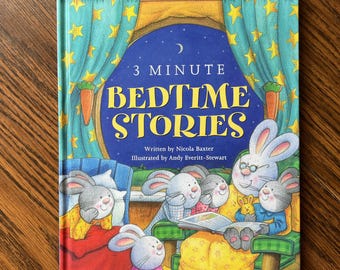 3-Minute Bedtime Stories, by Nicola Baker