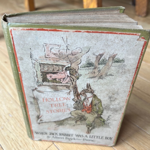 1910 When Jack Rabbit Was a Little Boy by Albert Bigelow Paine - Vintage Children's Literature Hardback