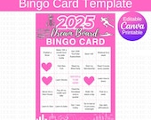 2025 Vision Board Bingo Card Template