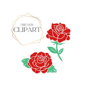 Rose SVG, Rose PNG, Flower Png, Flower SVG, Digital Download,