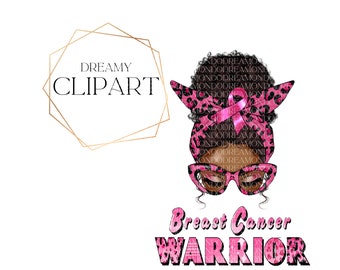 Black Woman Breast Cancer Awareness Image, Black Girl Breast Cancer Survivor, Black Girl Clip Art, Breast Cancer Warrior
