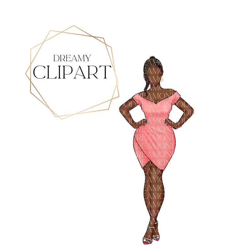 Black Girl Clip Art - Etsy