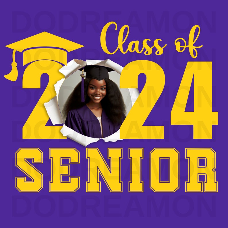 2024 Graduation Frame BUNDLE CANVA Template Graduate | Grad | Class of ...