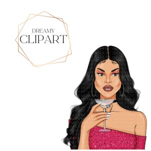 Boss Martini Queen, Queen, Woman Clipart, Queen Clipart