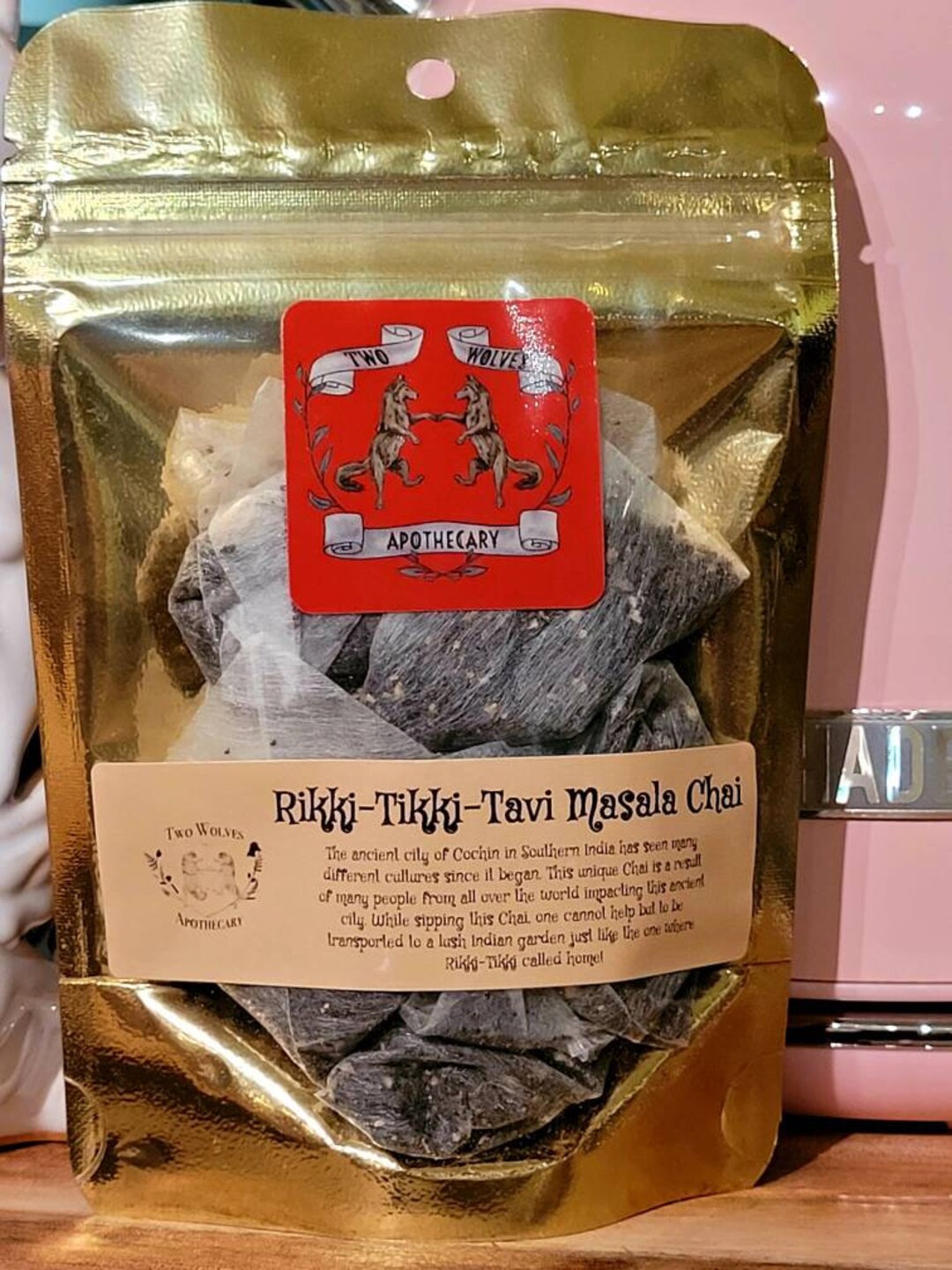 Rikkitikkitavi Masala Chai Tea Bags 12 Count Etsy