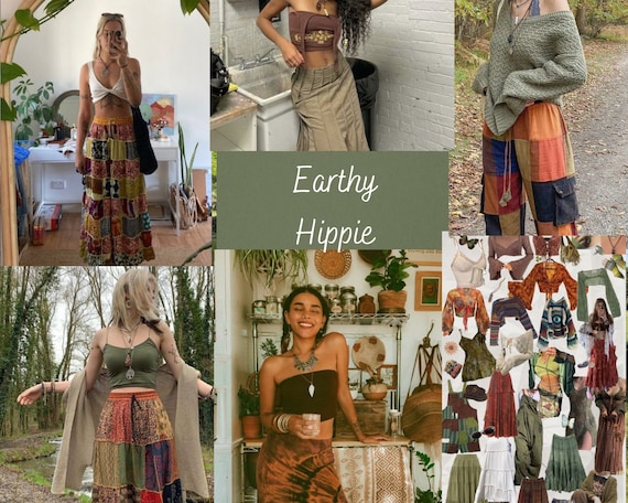 Earthy Hippie Style Bundle Aesthetic Clothing Mystery Box 