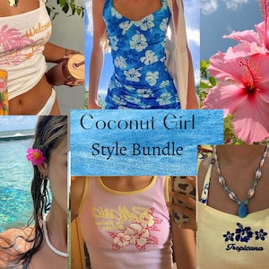 Coconut Girl Style Bundle aesthetic clothing mystery box