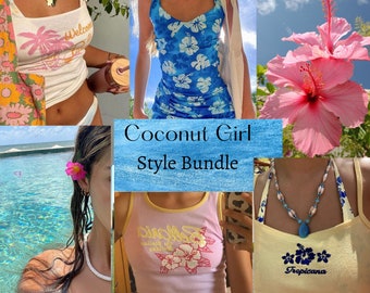 Coconut Girl Style Bundle aesthetic clothing mystery box