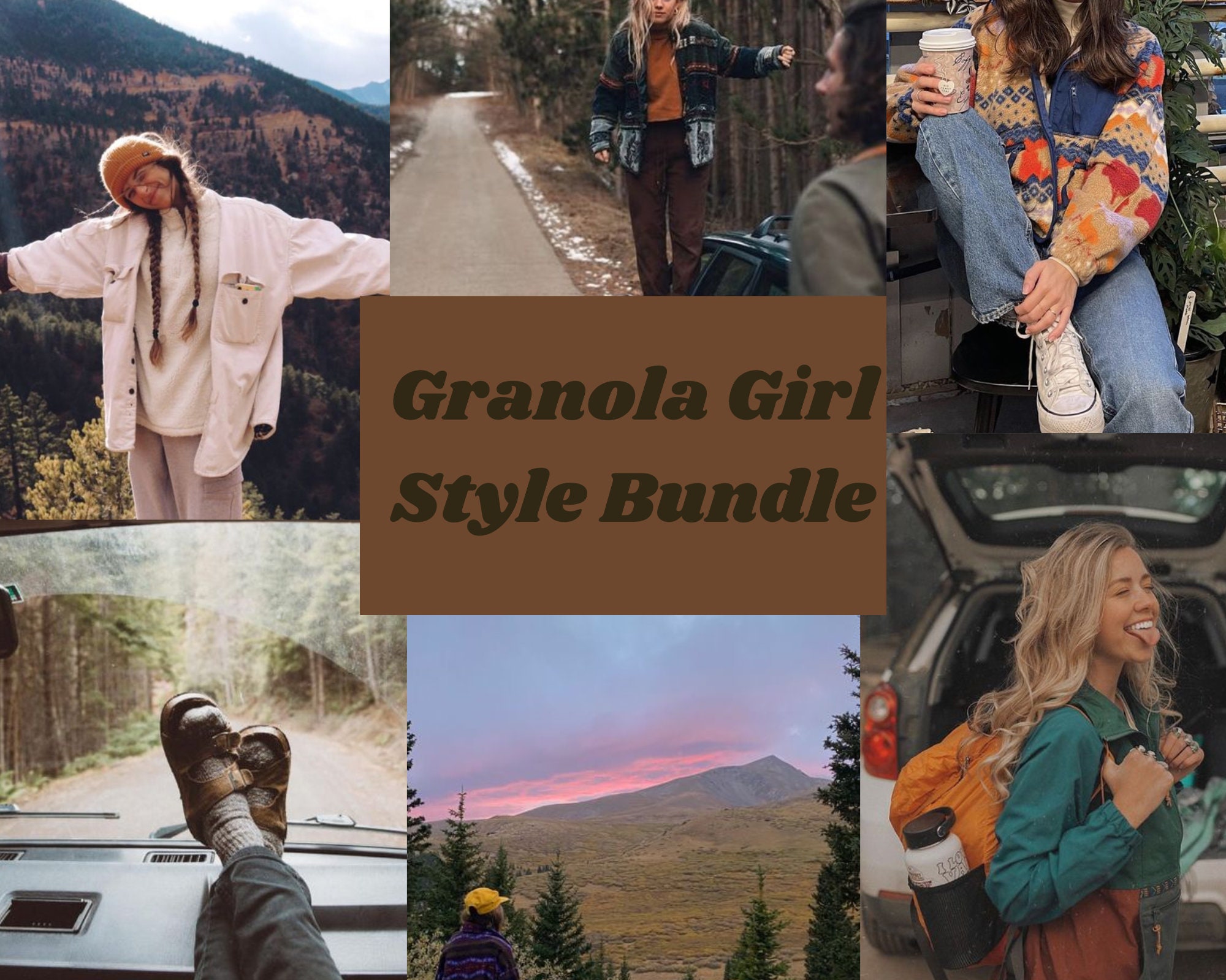 Granola Girl Style Bundle aesthetic clothing mystery box