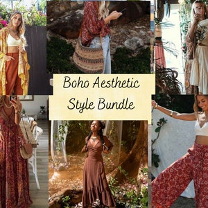 Boho Style Bundle Aesthetic Clothing Mystery Box 