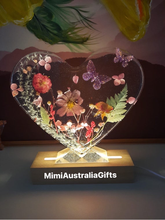 Resin lamp flower online