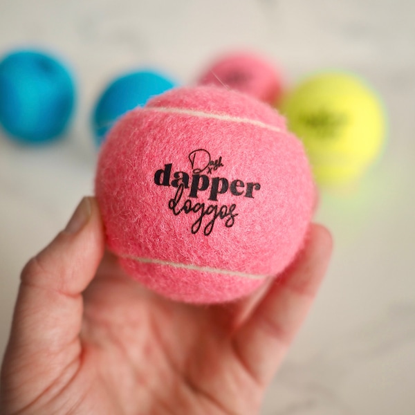 Dog Toy Squeaky Tennis balls | Dapper Doggos | Squeaky dog toy | Squeaky tennis ball