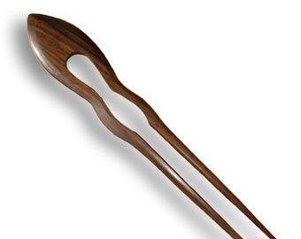 Wooden hairpin fork Forke classic timeless design