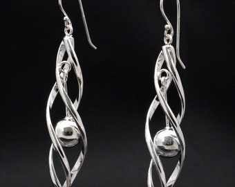 925 silver women's earrings hanging earrings handmade