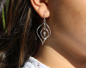 925 silver women's earrings hanging earrings handmade