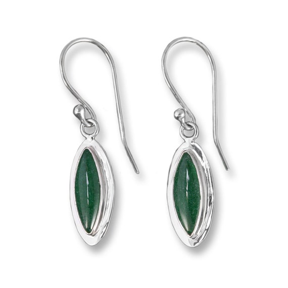 925er Silber Ohrringe Mit Abalone - Walflossen Design Hänger