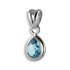 925 silver and blue topaz blue topaz pendant necklace pendant topaz blue topaz